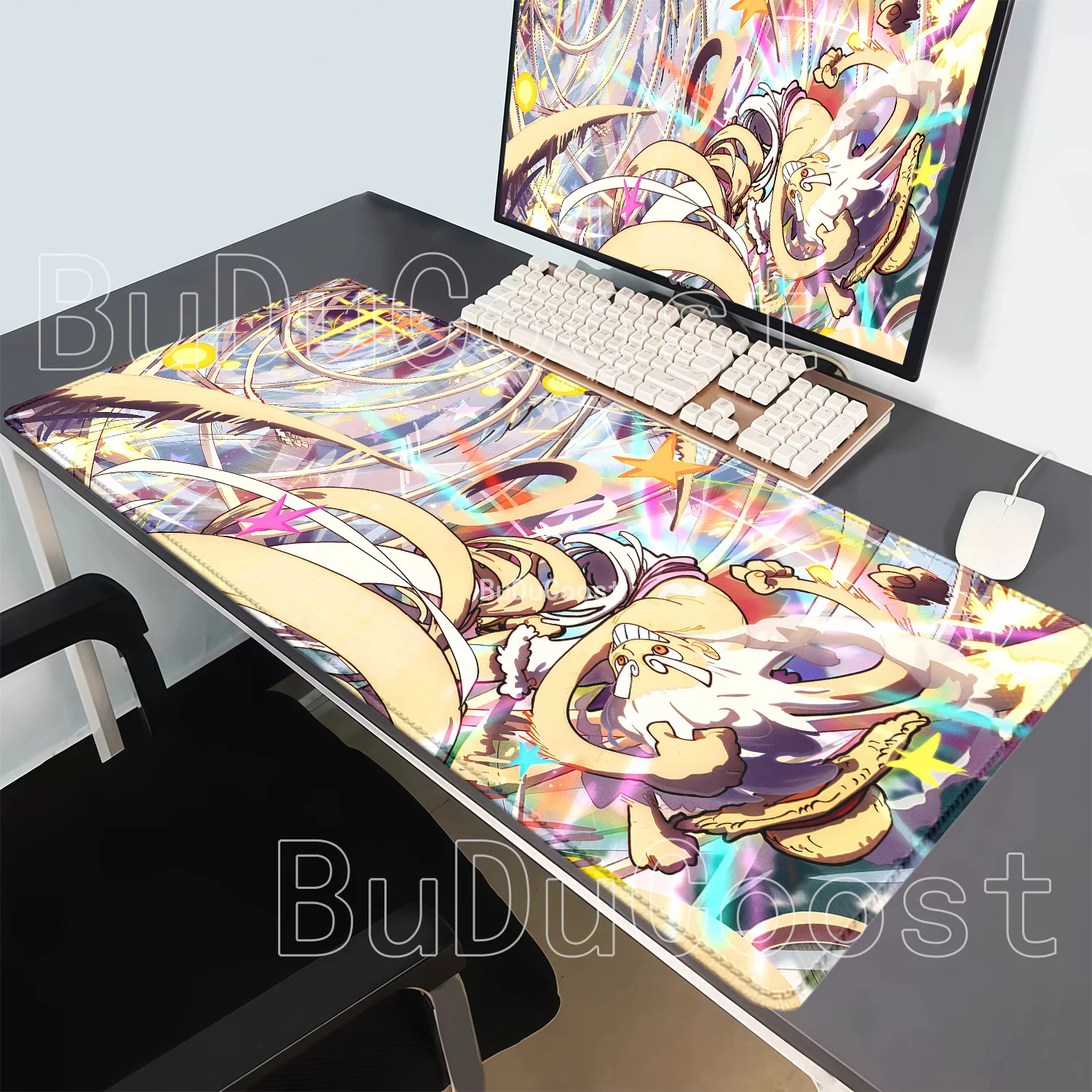 Anime HD Printing One Piece Luffy Computer Speed Mouse Pad Gaming Office Anti-Slip Desk Mat PC Non-slip Base Keyboard Mousepad