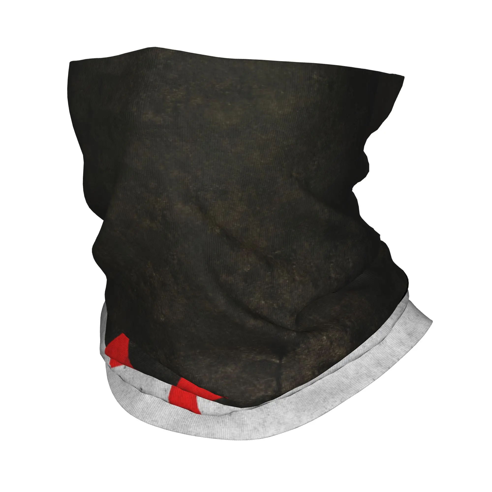 Flag of the Knights Templar Bandana Winter Neck Warmer Women Windproof Wrap Face Scarf for Ski  Gaiter Headband