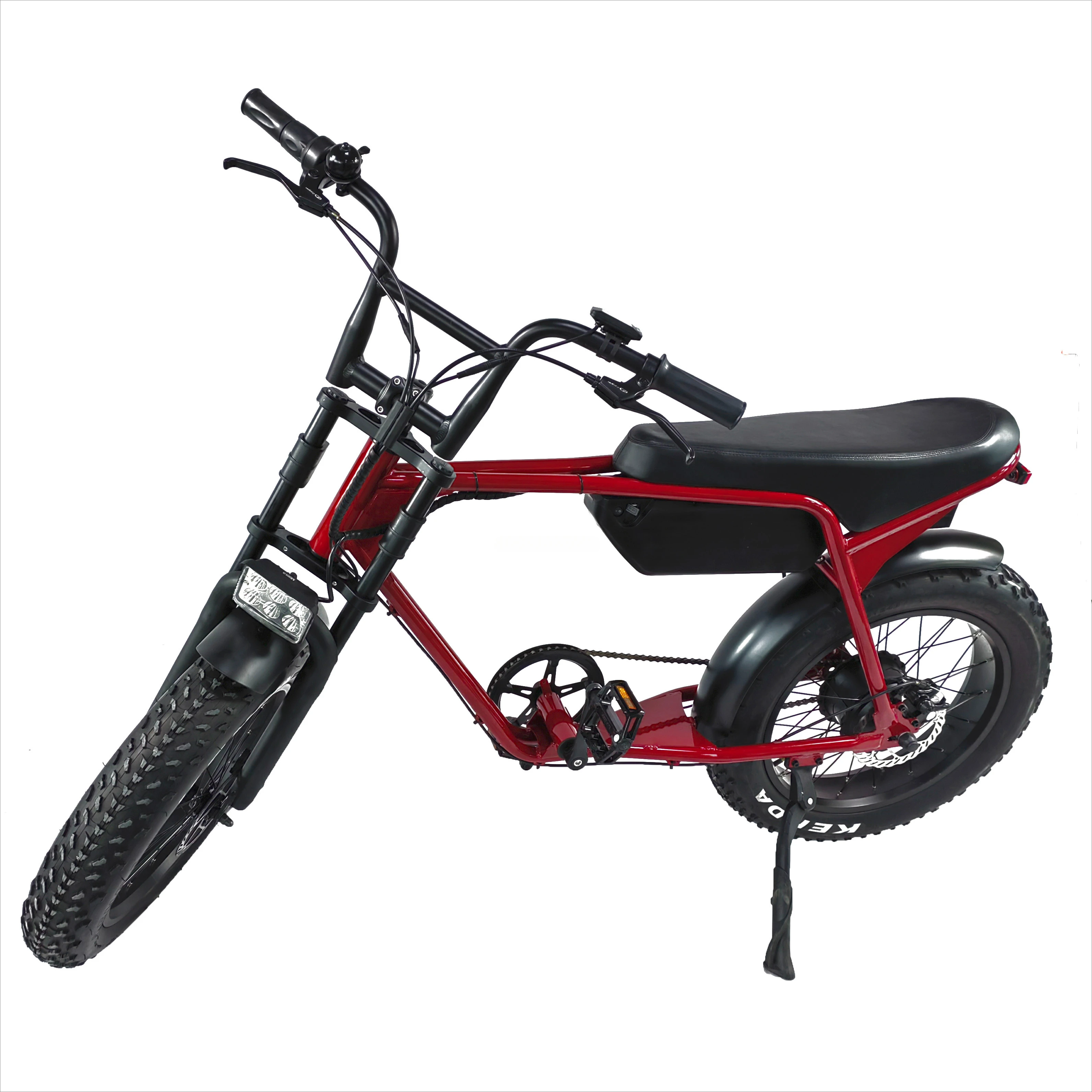 Electric Fat Bikes 20 Inches V8 Electric Bike 48V Rear Hub Motor 750W Integrated Lithium Supply