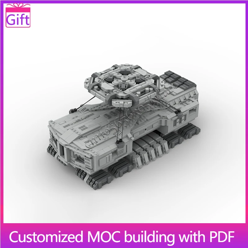 

774 PCS MOC Medieval Luxury Large Spacecraft Modular Model Architecture Building Block Education Diy Assembly Children Toys Gift