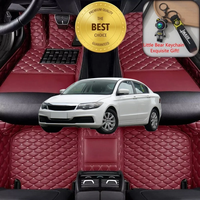 

Customized Fit for Qoros 3 Car Floor Mats Car Accessories Tailored Waterproof Luxury Auto Carpet Mats Rugs Left/Right-hand Drive