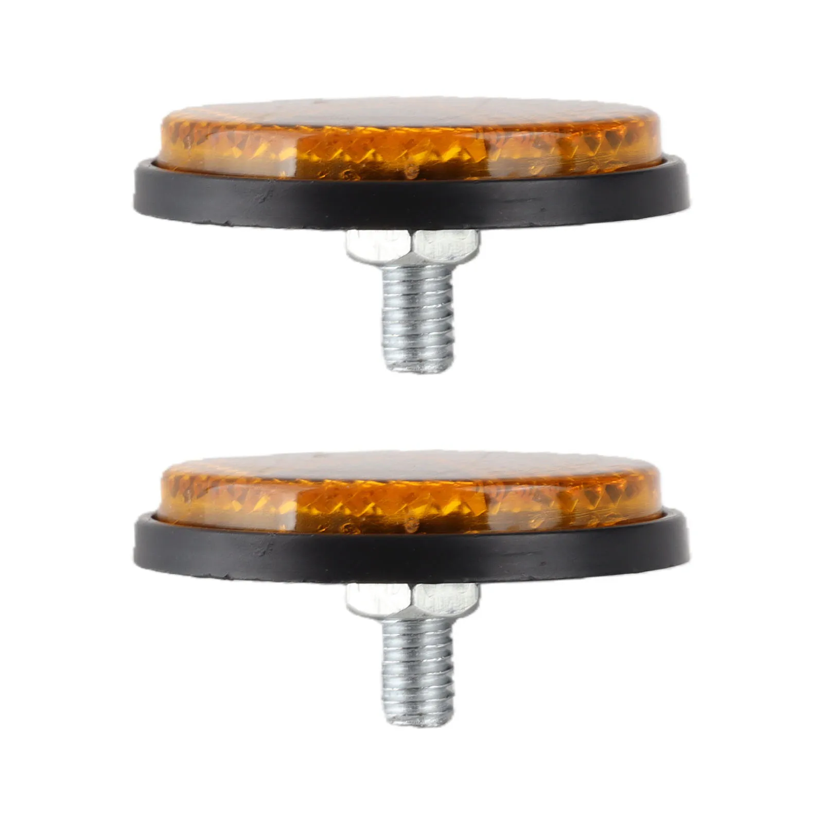 Front Fork Leg Reflectors Secure Installation Front Fork Round Reflector for Motorcycle Replacement for CB100 Super Sport