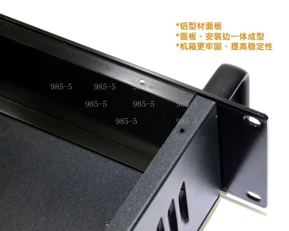 19 Inch 2U Industrial Control Chassis, Rack Mount Plug-in Standard Server Case