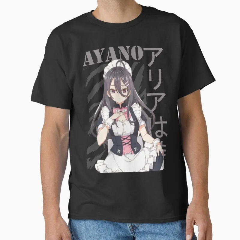 Аяно Кимидзима из манги K-ON! Подарочная футболка 0811 с графическим принтом аниме-девушек, 100% хлопок, одежда с принтом, одежда в стиле Y2K, все размеры, топы S-6X