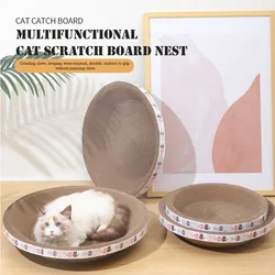 Cat Scratch Basin Round Scratching Pads for Cat Sharpen Nails Tool Cat Bed Grinding Claw Toys Bed Nest Accessories Pets Supplies