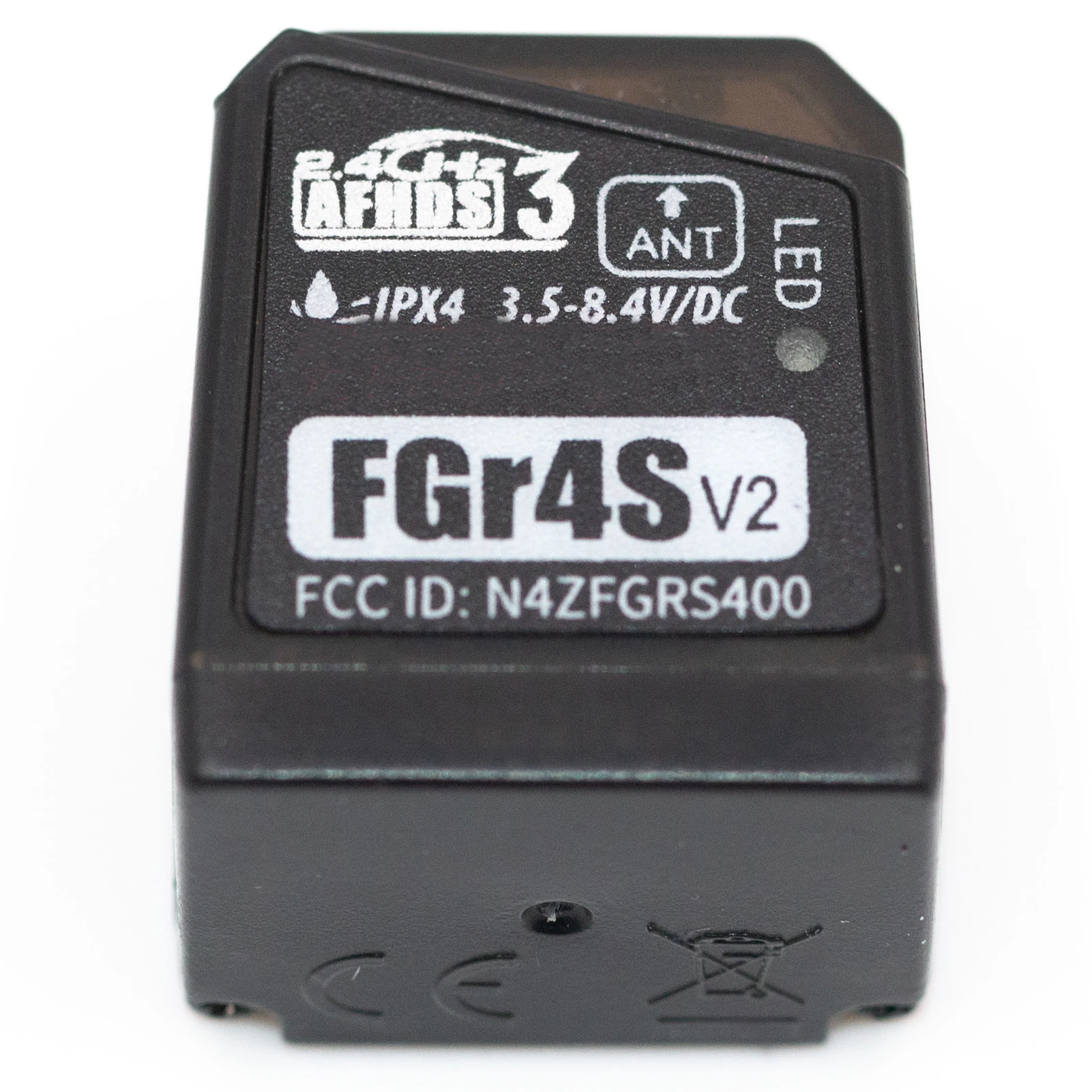 Flysky FGR4S V2 Receiver AFHDS 3 Built-in Single-Antenna Bidirectional PWM /PPM / IBUS Output Receiver for Flysky NB4 PL18 RC