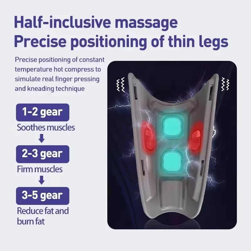 Multi Functional Leg Beauty Device Calf Massager Constant Temperature Hot Compress Wireless Massage Automatic Multiple Modes