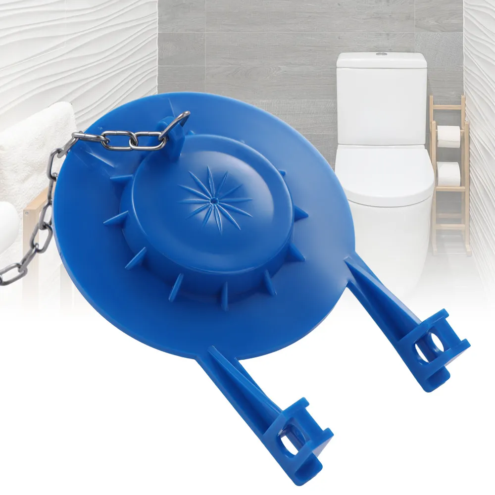 With Chain Toilet Drain Valve Flap Cover Universal Rubber Toilet Tank Flapper Adjustable 2-inch Toilet Seal Flapper Bathroom