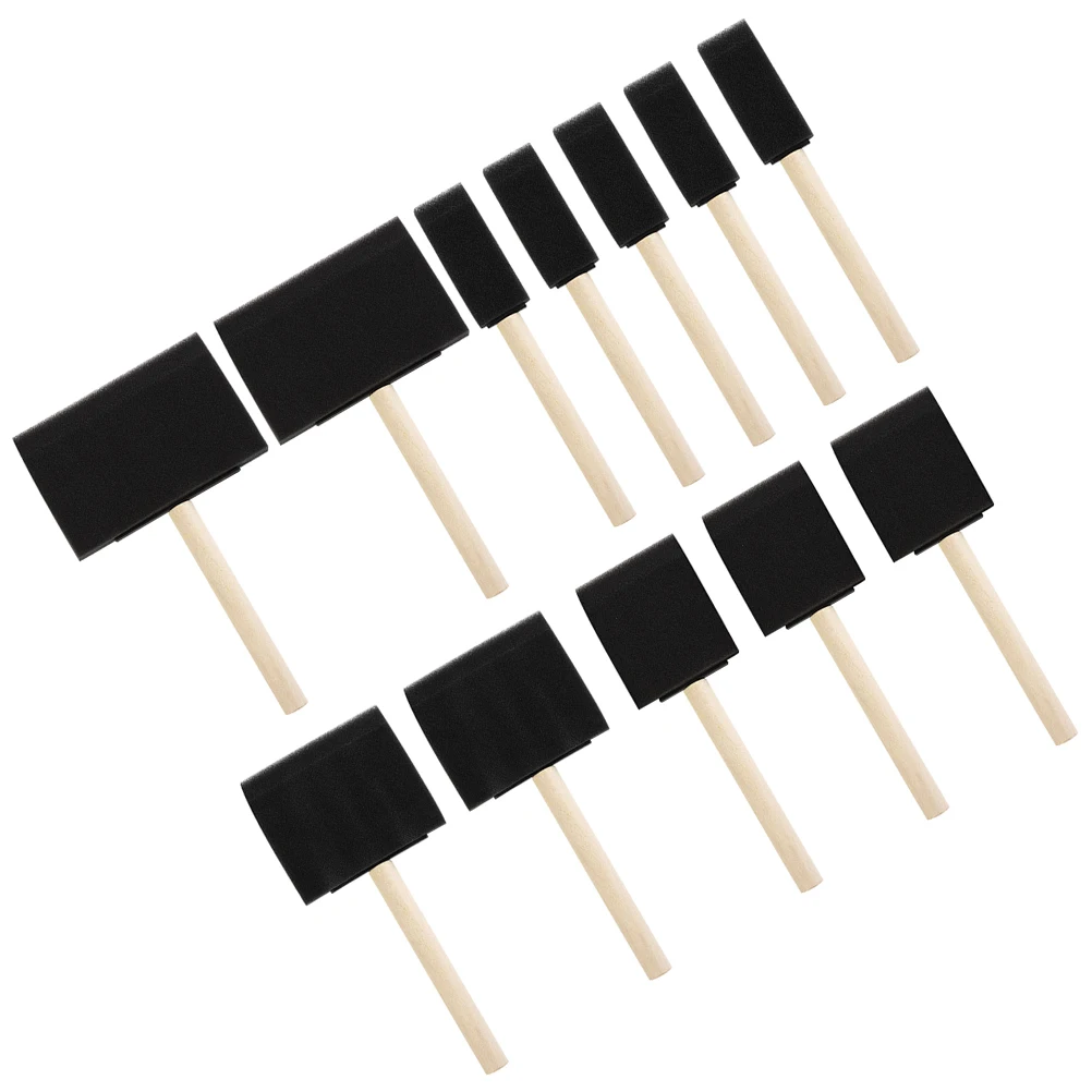 

Painting and Graffiti Brush Brushes Sponge for Supplies Kids Wood. Child Crafts