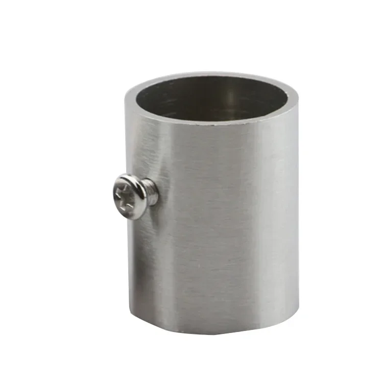 Soporte de tubería oculta de acero inoxidable para colgar ropa, 1 piezas, para armario, cortina de ducha, asiento superior engrosado, cilindro alto