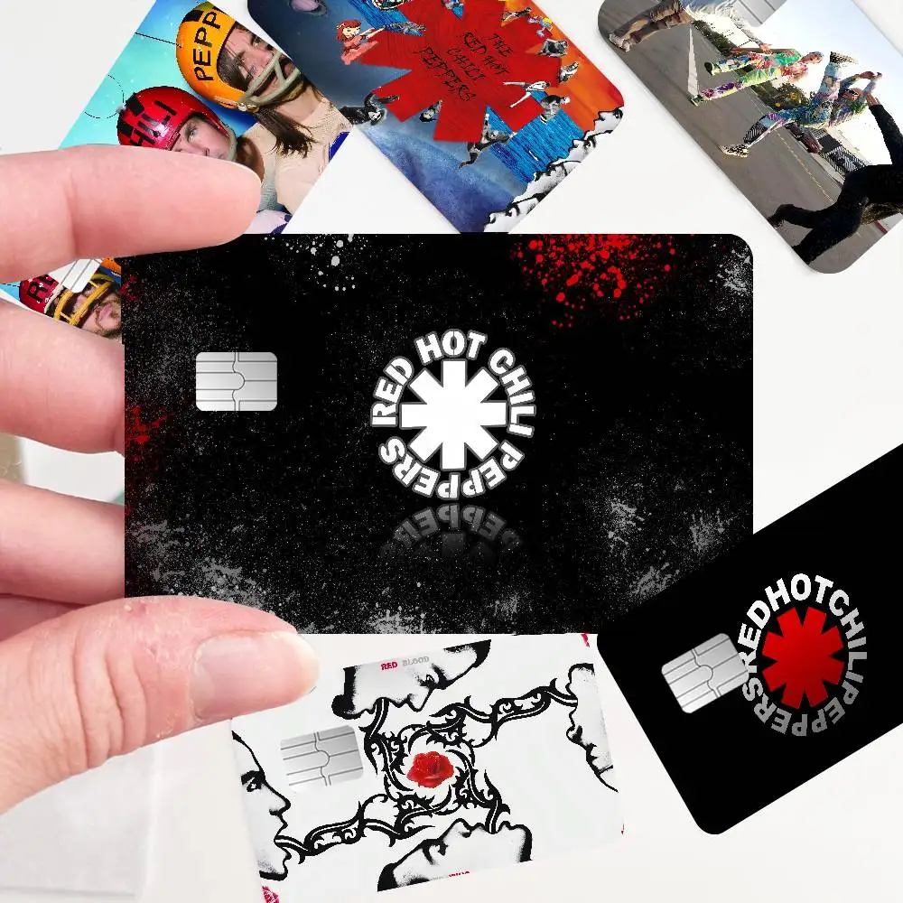 Popular Rock Band Red Hot Chili Peppers Anime Young Creidt Card Debit Card Sticker Film Case Front Tape for Big Chip No Chip