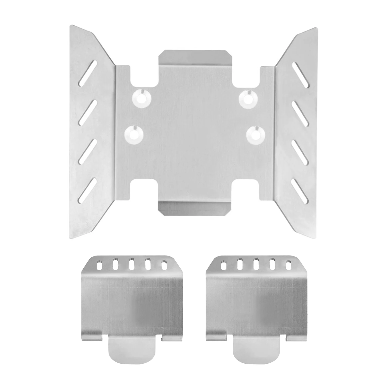 TCRC RC 1/6 Axial SCX6 Stainless Steel Chassis Armor Skid Plate Guard Protector Upgrades