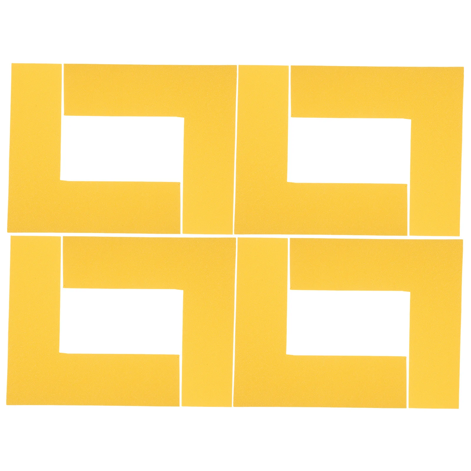 8 قطعة L على شكل موقع بمناسبة علامات ركن الأرضية مقاومة للاهتراء ومضادة للانزلاق لتحديد منطقة المكتب في المستودعات #1