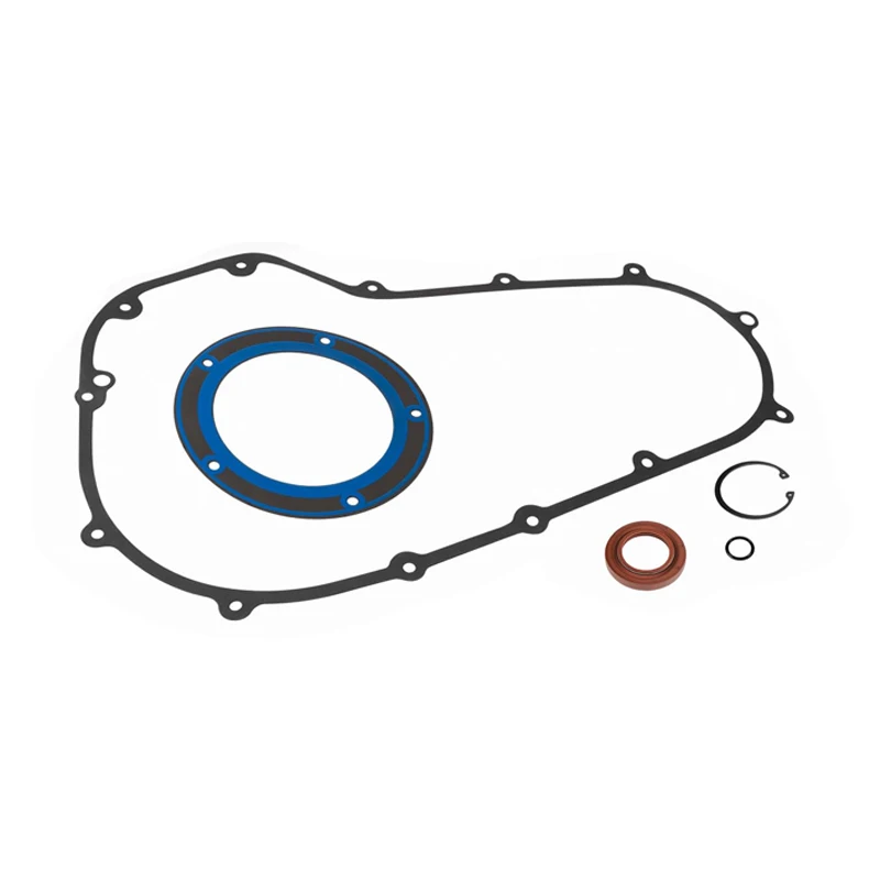 Motorcycle Primary Cover Seal Set With Steel Core NBR Foam Gaskets, Oil Seal & O-Ring for Harley-Davidson Touring 2007-2016