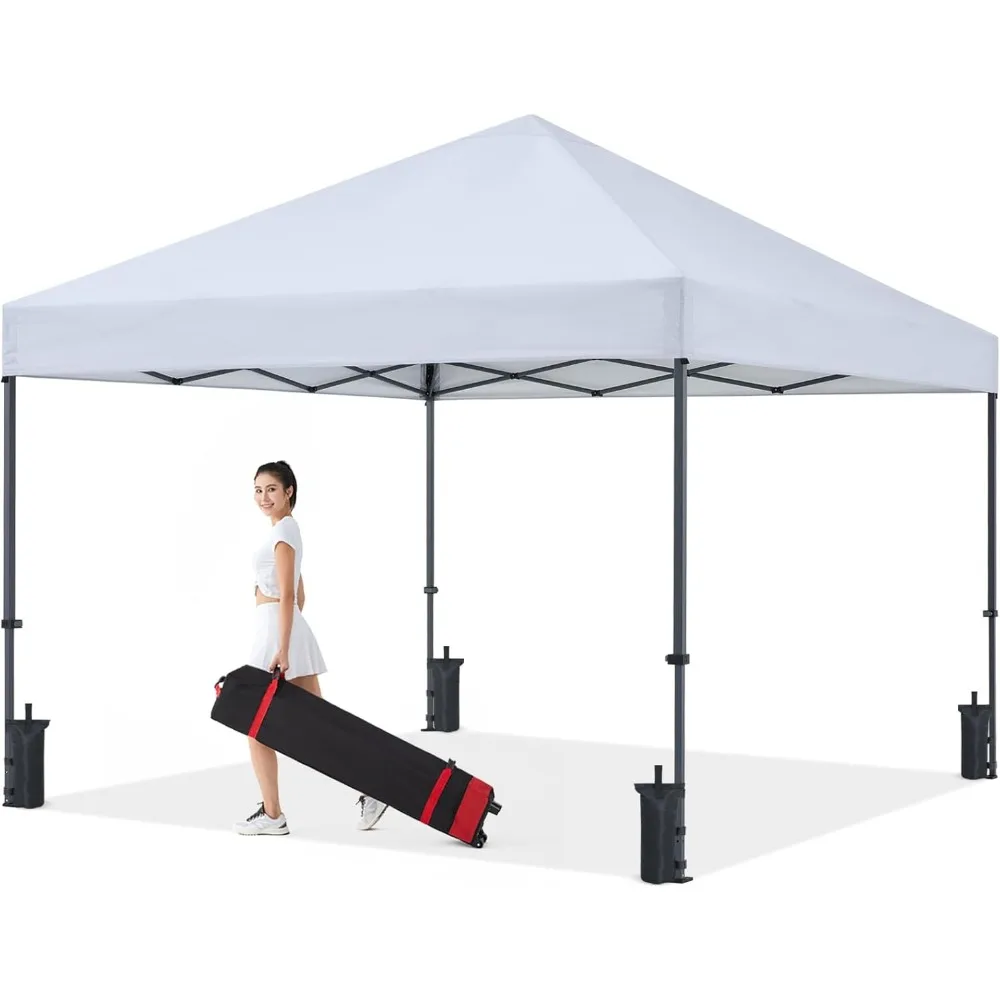 

Durable Easy Pop Up Canopy Tent 12x12Ft (Silver White),Canopy Tent