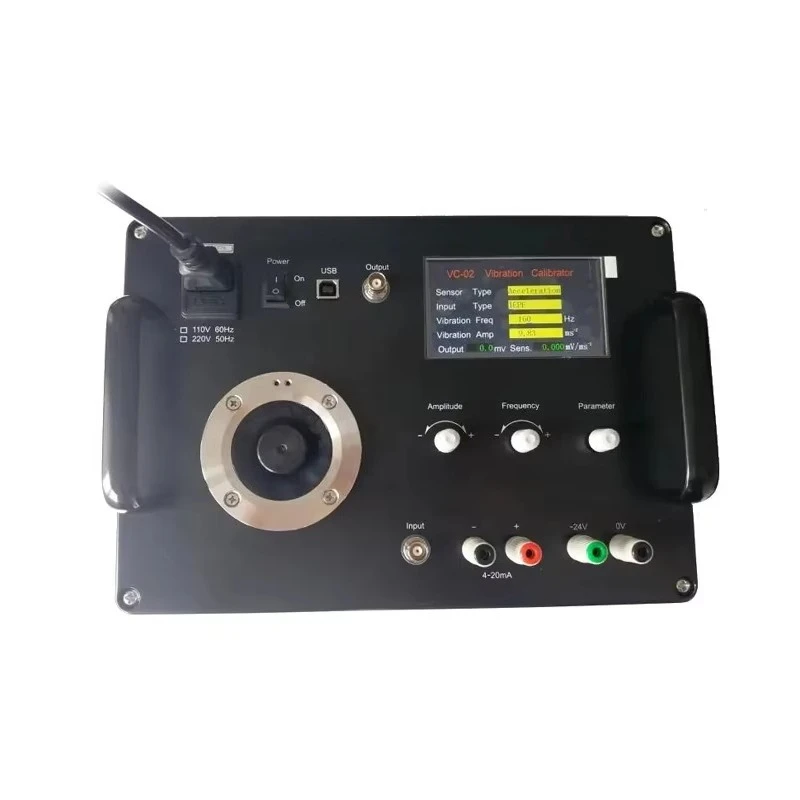 

Acceleration Displacement Sensor Transducer Sensitivity Vibration Amplitude Portable Vibration Calibrator Transmitter