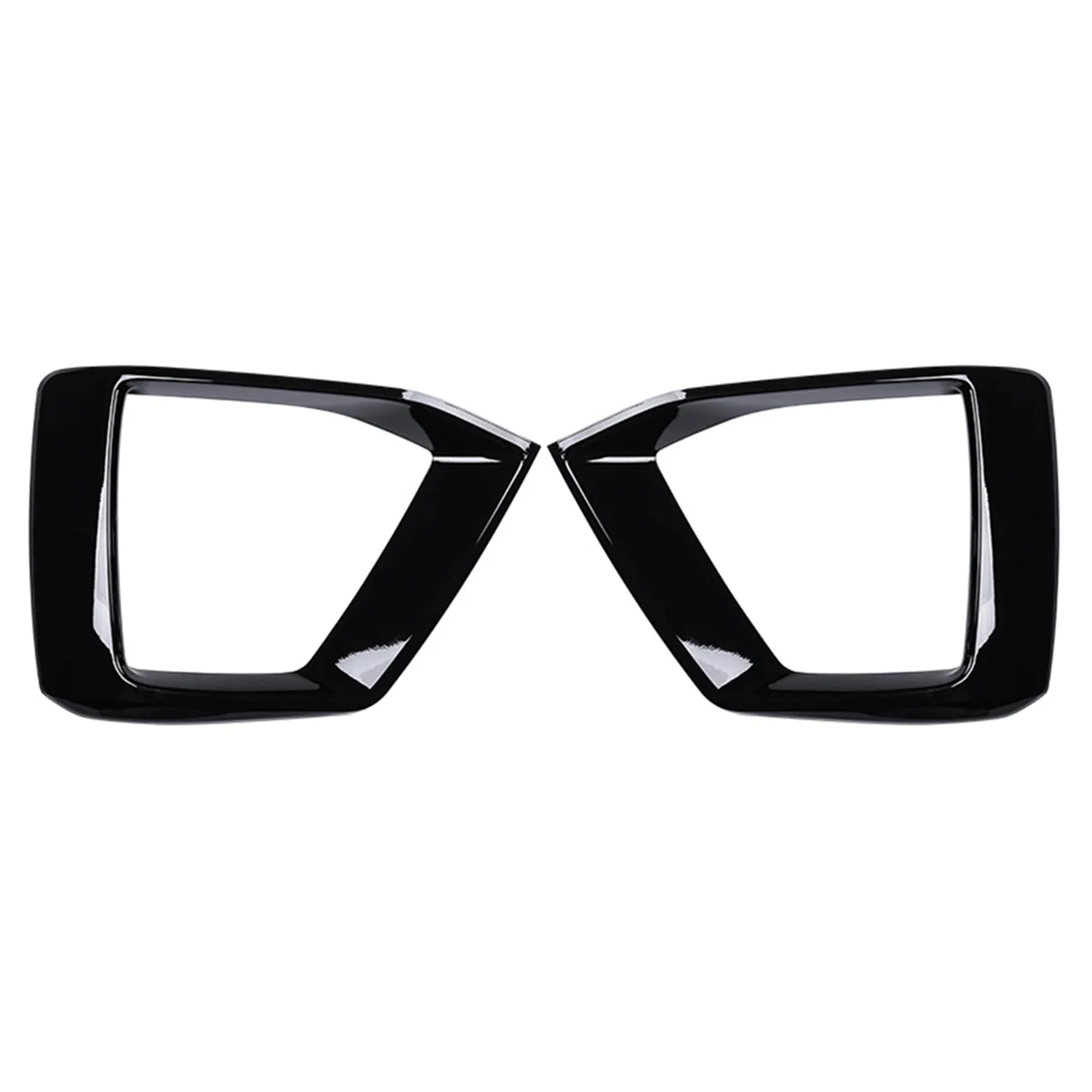 

2 шт. глянцевый черный автомобильный передний бампер, противотуманная фара, черная накладка, рамка, крышка, капот для Audi A5 S5 2020 2021 2022