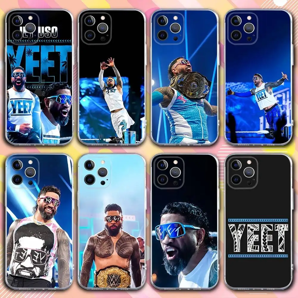 

Phone Case For iPhone 17,16,15,14,13,12,11 Pro,Max,Plus,X,XS,XR,SE4,E Mini J-Jey U-Uso YEET Transparent Soft Cover