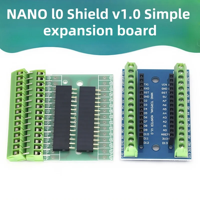 NANO V3.0 3.0 Controller Terminal Adapter Expansion Board NANO IO Shield Simple Extension Plate For Arduino AVR ATMEGA328P