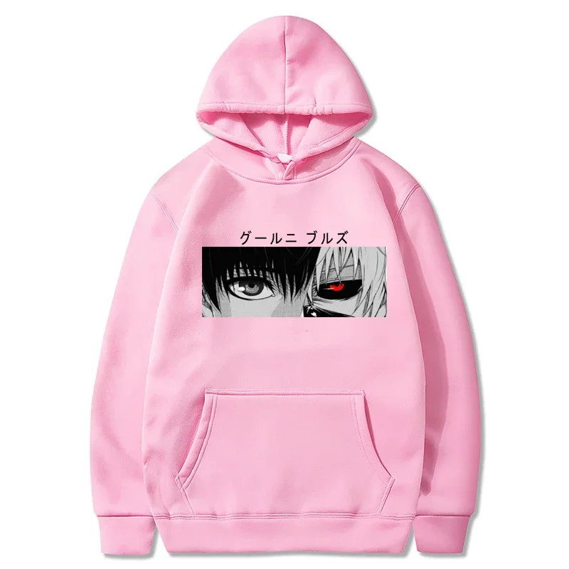 

Women's Long Sleeves Tokyo Ghoul Kaneki Ken Eyes Hoodie Sweatshirt Graphic Anime Print Pullover Hoodies Women Clothes