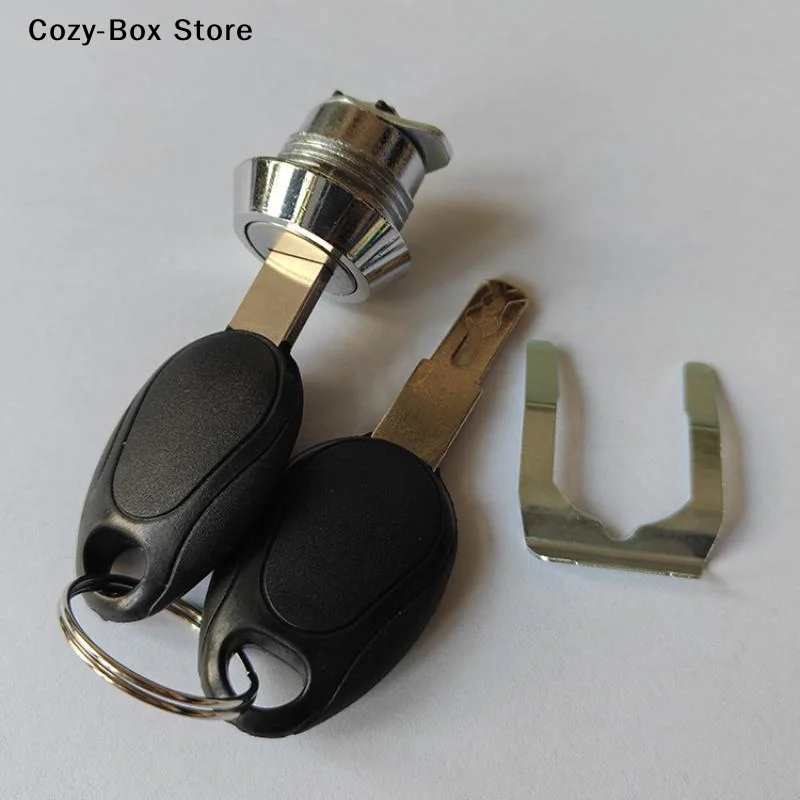 [ZY]1 Set Cylinder Core Plug And Keys Motorcycle Top Box Lock For 25L 32L 36L 40L 45L 50L 55L 60L 65L 80L 85L 100L Top Case[ZY]