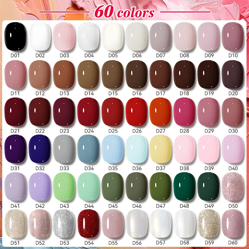 NICOLE DIARY 15ml Nude Red Halloween Gel Nail Polish Semi Permanent UV Gel Polish Kits All For Manicure Soak Off Vernish