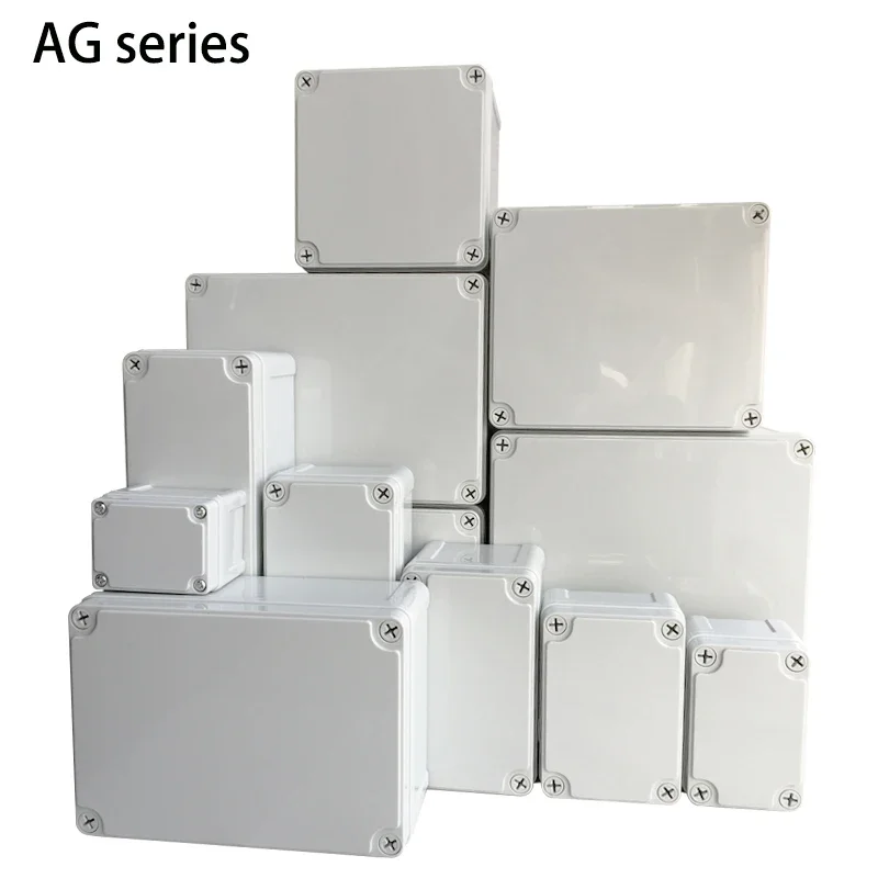 Outdoor Waterproof Junction Box Monitoring Terminal Box ABS Plastic Outdoor Power Supply Sealing Box