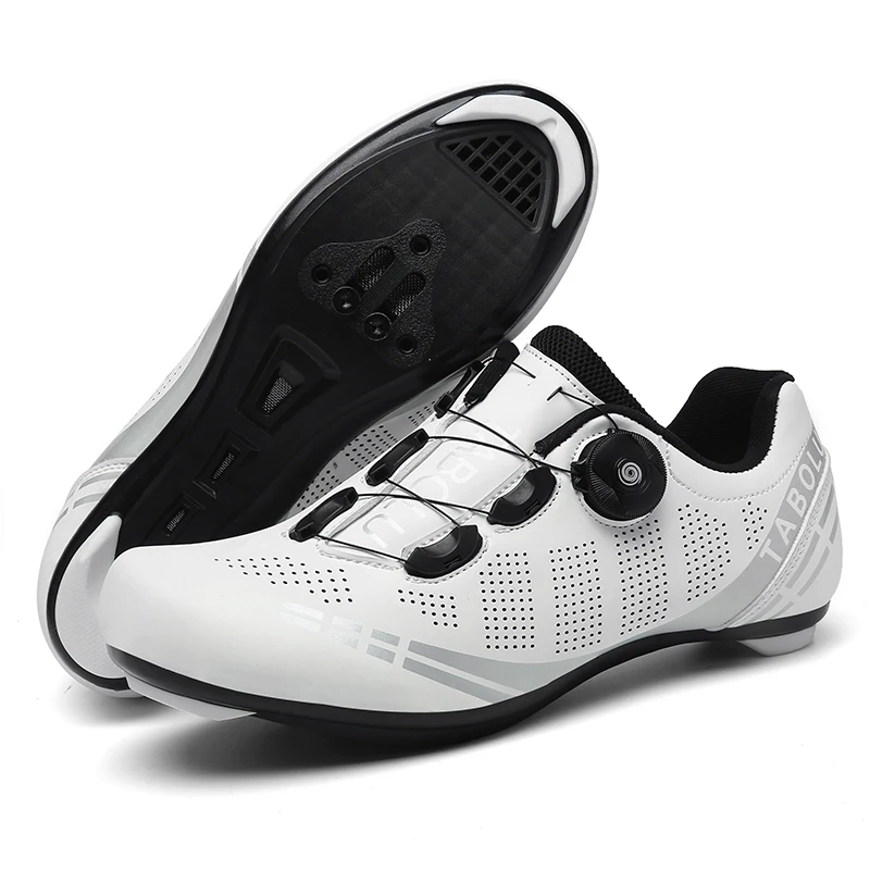 Cycling MTB Shoes with Cleats Men Route Cleat Road Bike Speed Sneaker Racing Women Bicycle Mountain Spd Biking Footwear