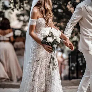 Brautkleider mit abnehmbarem Manga, Schwächen -Sweech -Zug, maßgefertigte Brautkleider mit abnehmbarem Manga, maßgeschneidert 12 Hauptverkaufskleider Braut Outlet - №6