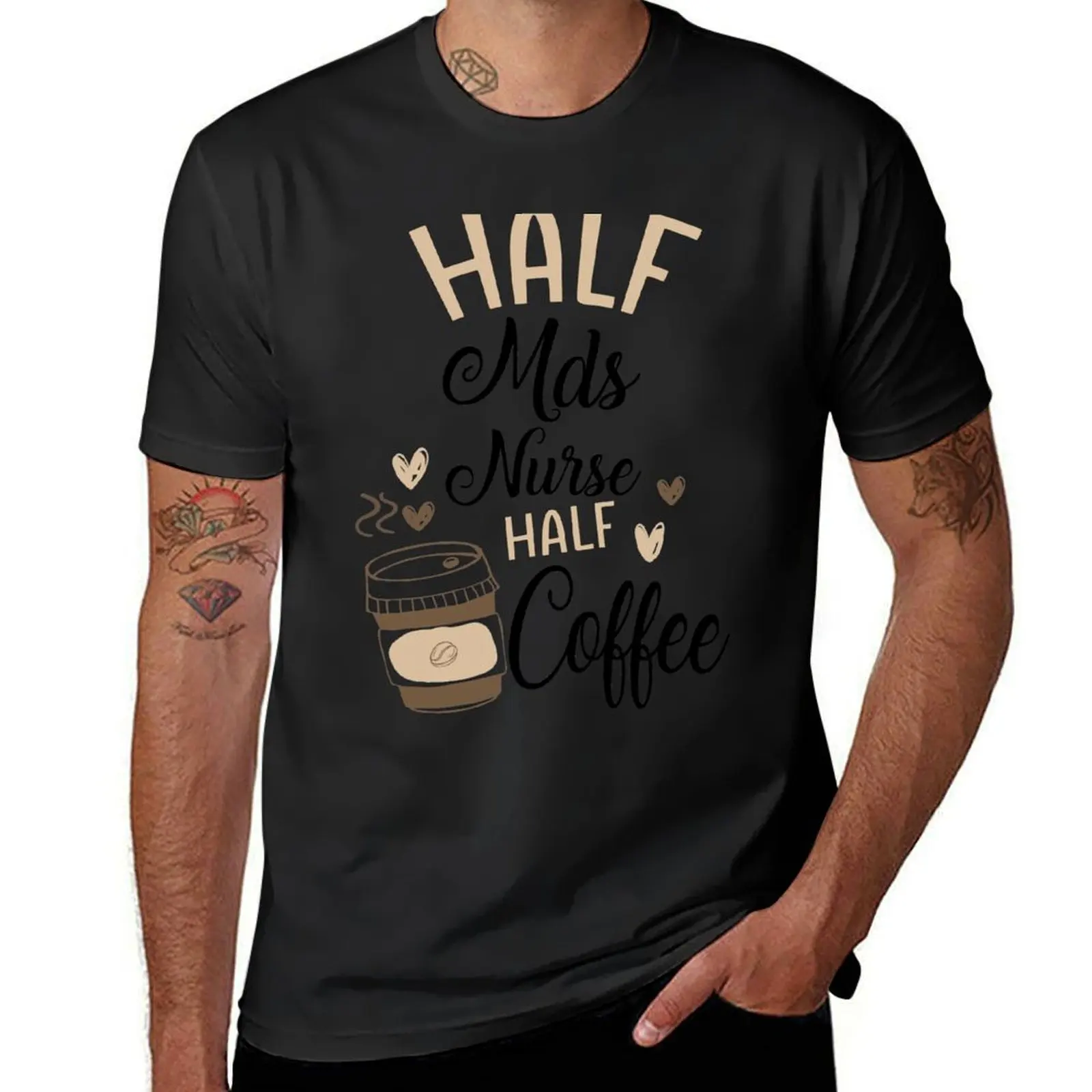 

Funny Mds Nurse Coffee Lover T-Shirt cute tops funnys animal prinfor boys customs men workout shirt