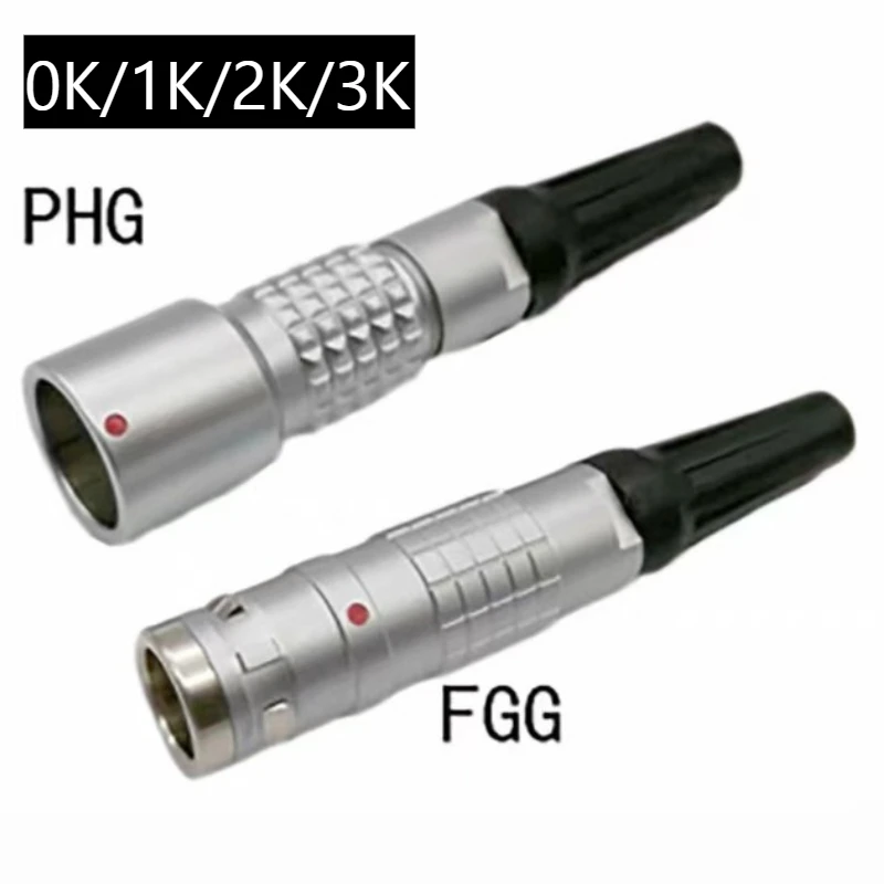 Waterproof IP68  compatible FOr Lemo Wiring Harness connector push-pull self-locking floating air butt PHG 0k 1K 2K 3K