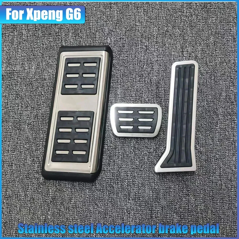 

Car Accelerator Pedal Cover For Xpeng G6 2023 2024 Aluminum Alloy Anti-Slip Brake Pedals Footrest Pad Interior Accessories