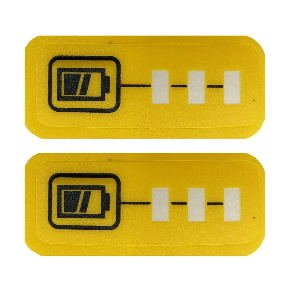 DCB200 Li-ion Battery LED Key Sticker Label Tag For DeWalt 14.4V 18V 20V Lithium Battery DCB140 DCB182 DCB206 DCB203