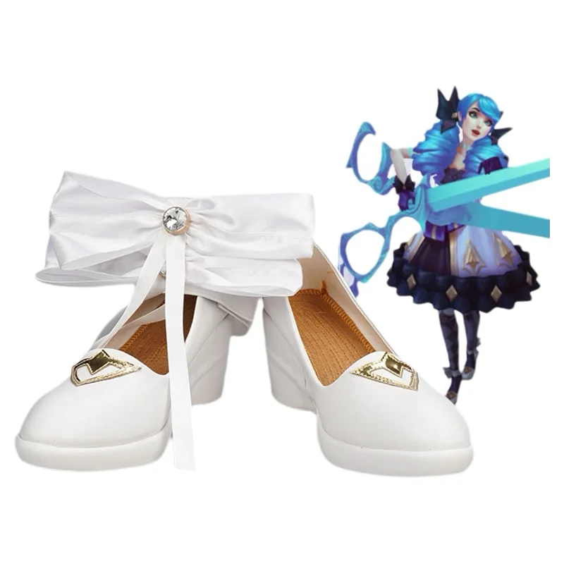 

LOL Gwen Cosplay Costume League of Legends The Hallowed Seamstress Battle Lolita Dress Gorgeous