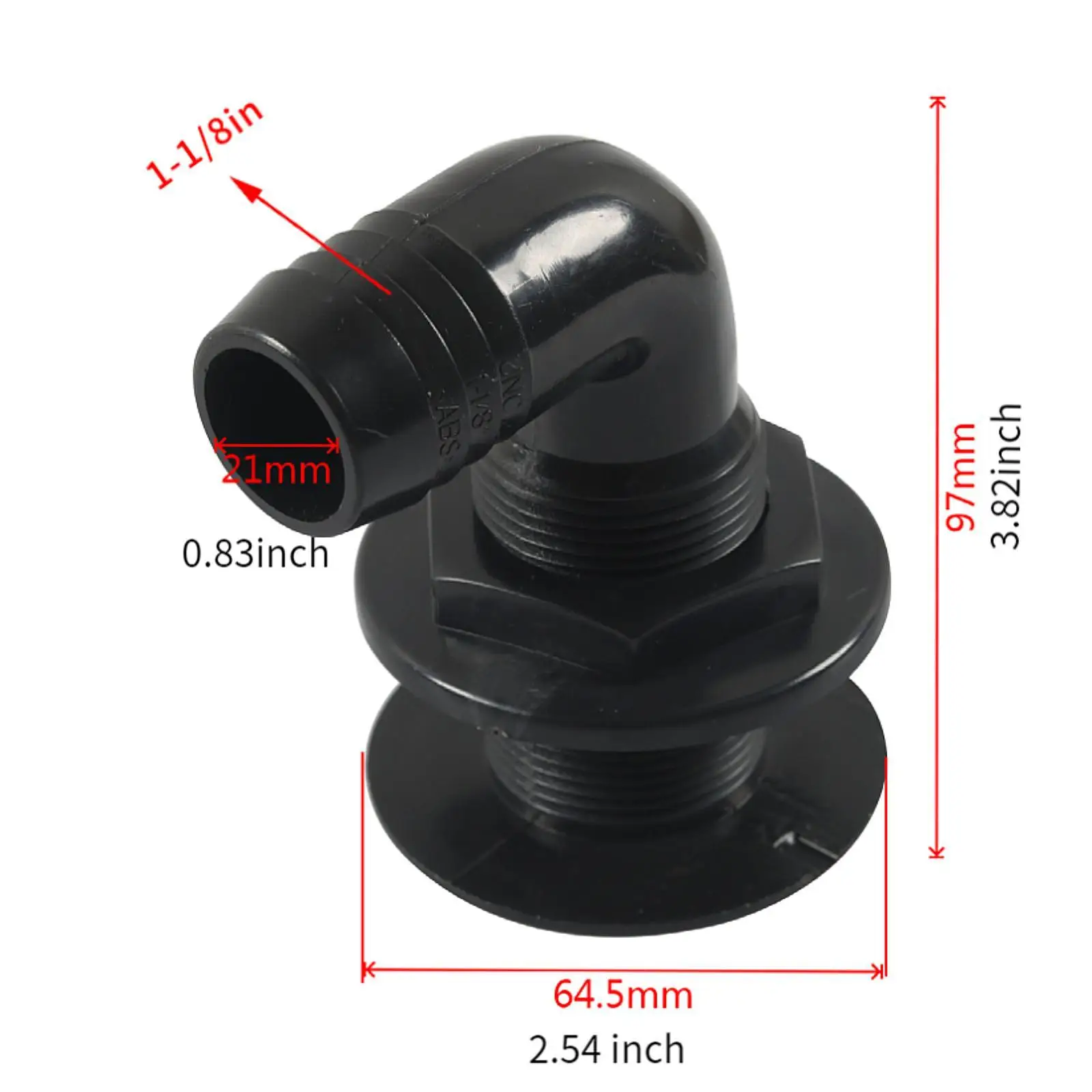 

Professional Marine Bilge Pump Hose Installation Kit Flexible 90 Degree Elbow for Ship Hull Drainage System