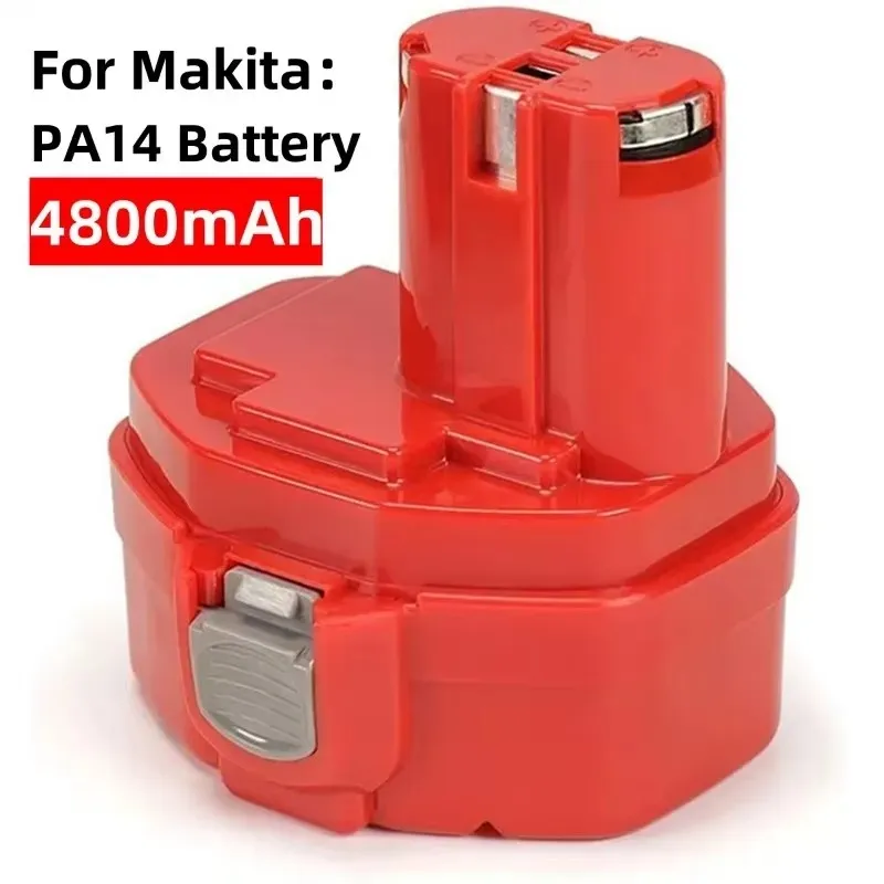 4800mAh NI-MH Battery for Makita, Power Tools, Rechargeable, PA14, 1422, 1433, 1420, 192600-1, 6281D, 6280D, 6337D, 4.8Ah, 14.4V