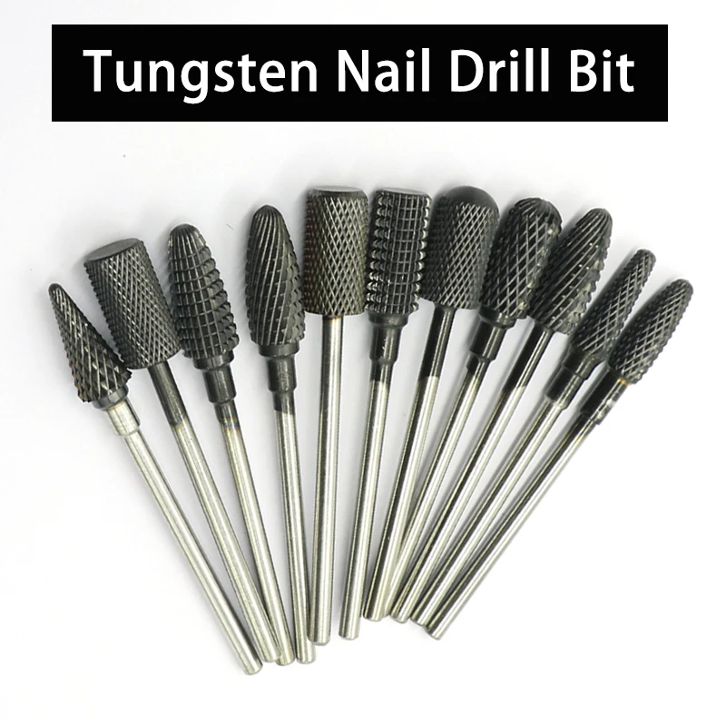 Ogeyero Nieuwe Tungsten Carbide Nail Boor Frees Voor Manicure Pedicure Nagelvijlen Buffer Nail Art Apparatuur Accessoire