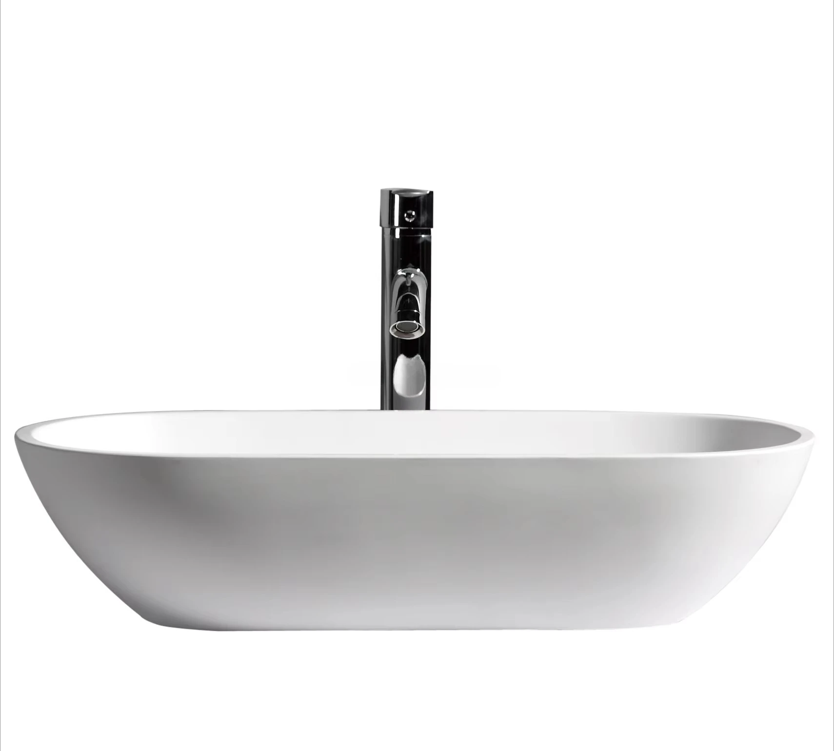 

Раковина из литого камня на столешнице/раковина, каменная раковина из смолы, овальная раковина