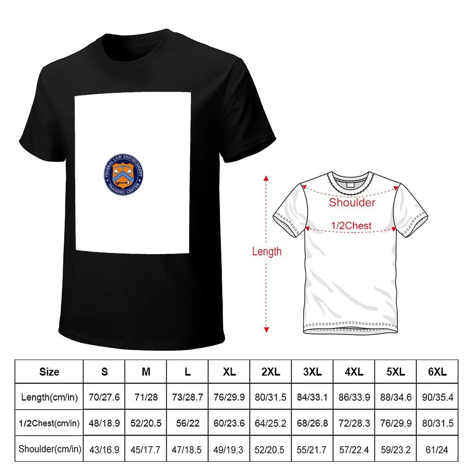 FLETC Glynco Georgia T-Shirt Athletic Quick Dry T-Shirt for Men