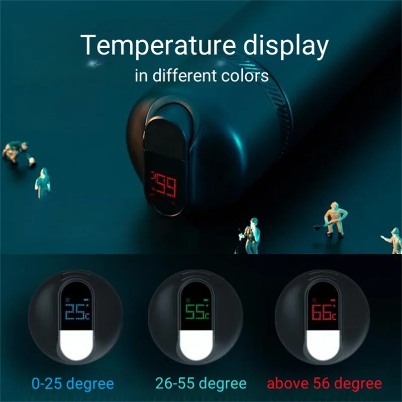 Original Smart Digital Thermal Bottle Usb With Temperature Display Drinking Remind Hot Cold Non Spill Stainless Steel 316