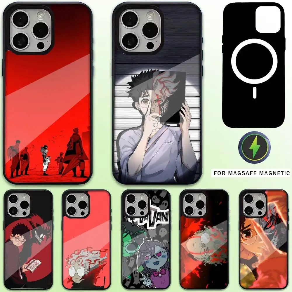 

Anime D-Dandadan Phone Case For iPhone17,16,15,14,13,12,11 Plus,Pro Max Magnetic For Magsafe Wireless Charging