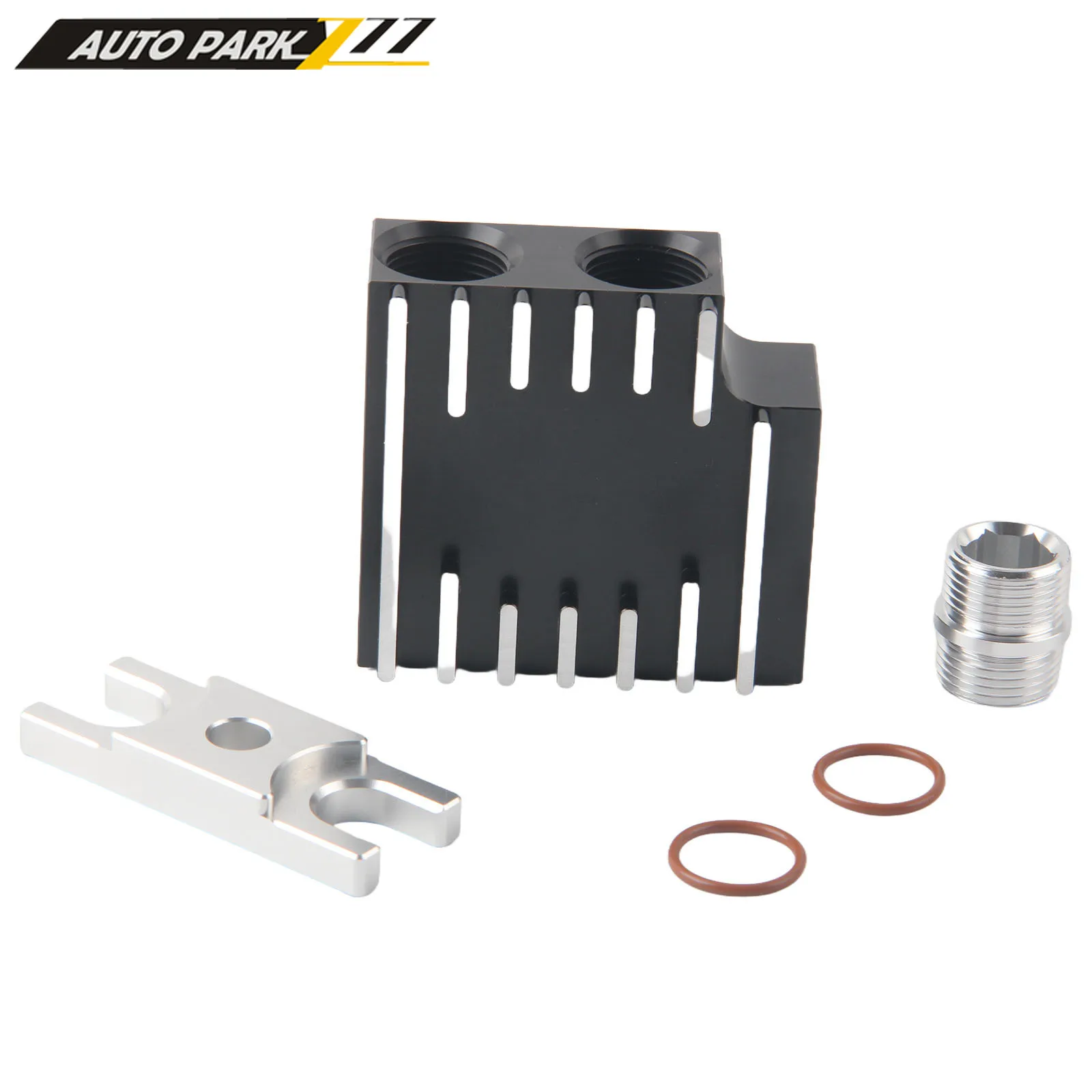 

Thermal Bypass Valve Upgrade with Billet Filter Coupler For Ram 6.7L 2019-2024 Cummins Diesel with 68RFE Replace 3100052464