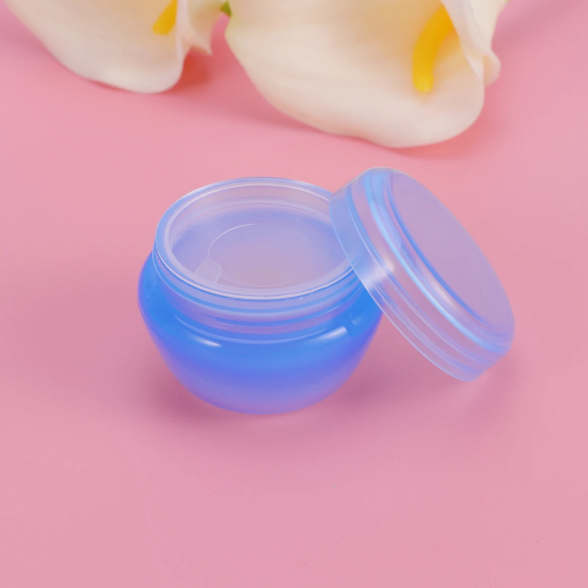 

12 Pcs Facial Cream Box Empty Bottle Containers Jar Lid Make up with Cover