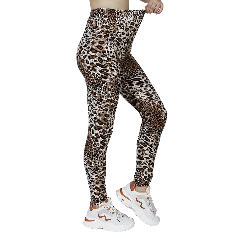 PD100 New Colorful Stripe Leopard Pattern Fashionable and Novel Outgoing Sexy Women\'s 9-point Underpants