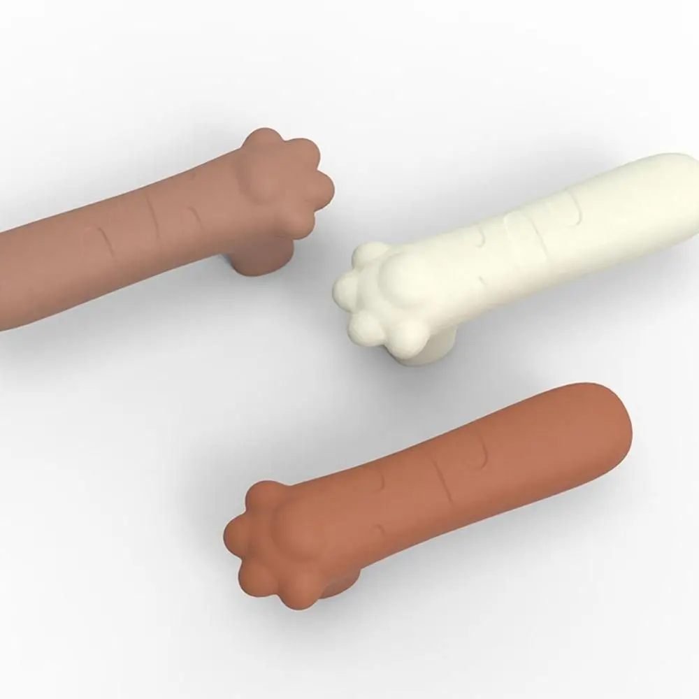 Cute Silicone Door Handle Cover Anti-Collision Anti-Static Protective Pad Cat Claw Kids Safety Doorknob Protector Home