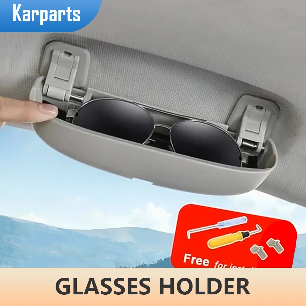 

Car Glasses Case Sunglass Sun Glasses Case Holder for Mercedes Benz GLA GLC GLS Storage Box Organizer Accessories