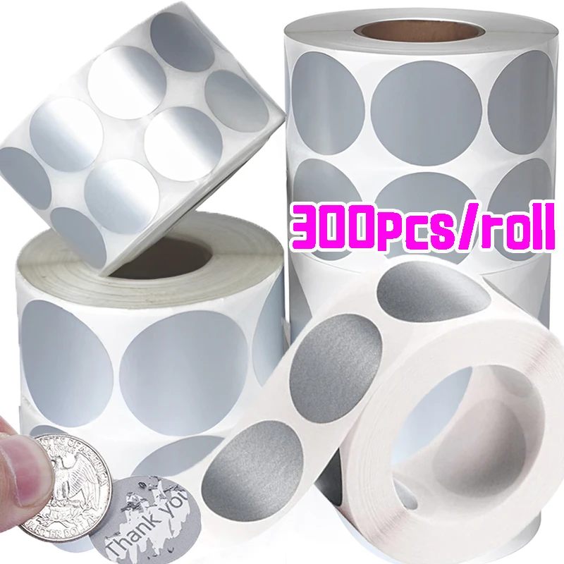 

Многофункциональные скретч-наклейки золотого, серебряного цвета, этикетки круглой формы, наклейки «сделай сам», ручная работа для игр, наклейки скретч-наклейки, принадлежности