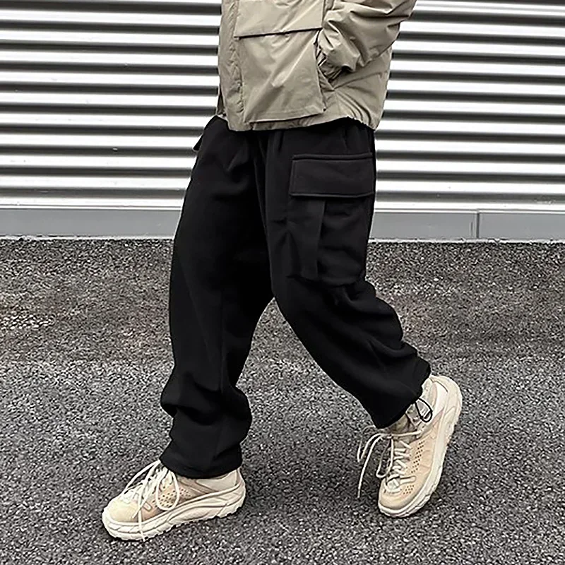 New Arrival SFC CARGO PANTS Multi-pocket Large Pocket Guard Pants Fleece Work Casual Men 22AW