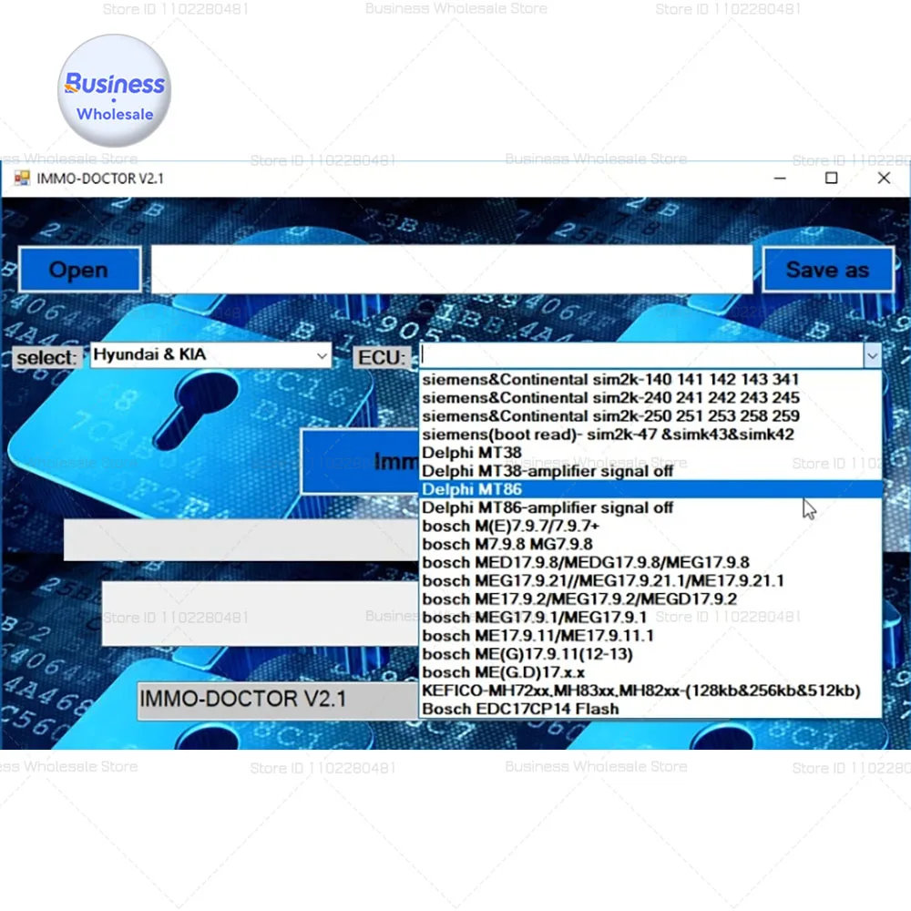 طبيب IMMO V2.1 مع علامة تجارية متعددة كجن غير محدودة ، برنامج إيقاف ، ضبط رقاقة ECU للبسيط 2K MT38 ME ، 17.9.2 ، ME17.9.8 ، win7/10