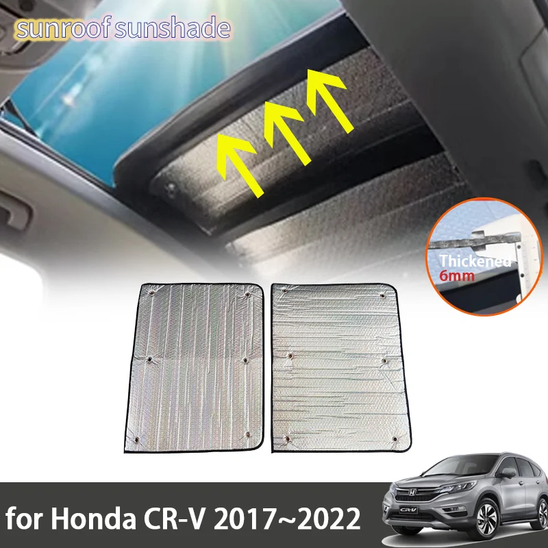 

Sunroof Sunshade for Honda CR-V CRV CR V 5 2017 2018 2019 2020 2021 2022 Accessories Roof Sunscreen Heat Insulation Windscreen